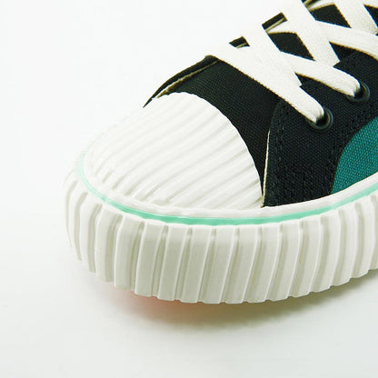 One Piece Zoro High Top Canvas Sneakers, Unisex Lace-Up Thick Ribbed Cookie Sole Skate Shoes, Green Black Anime Casual Footwear, One Piece Anime Streetwear Sneakers, Anime Fan Collectible Gift