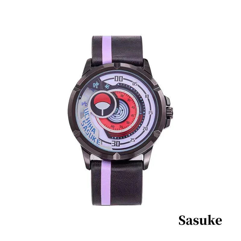Boruto Naruto Next Generations Anime Wrist Watch, Uzumaki Boruto Sasuke Sarada Sharingan Analog Quartz Watch, Silicone Strap Anime Cosplay Watch, Collectible Gift for Naruto Anime Fans