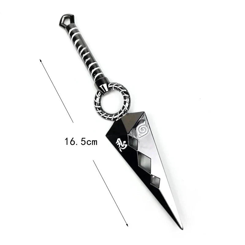 Naruto Cosplay Accessories Set, Metal Kunai Shuriken Leaf Village Headband, Sharingan Ring Necklace, Anime Ninja Prop Kit, Naruto Costume Collection Gift for Fans