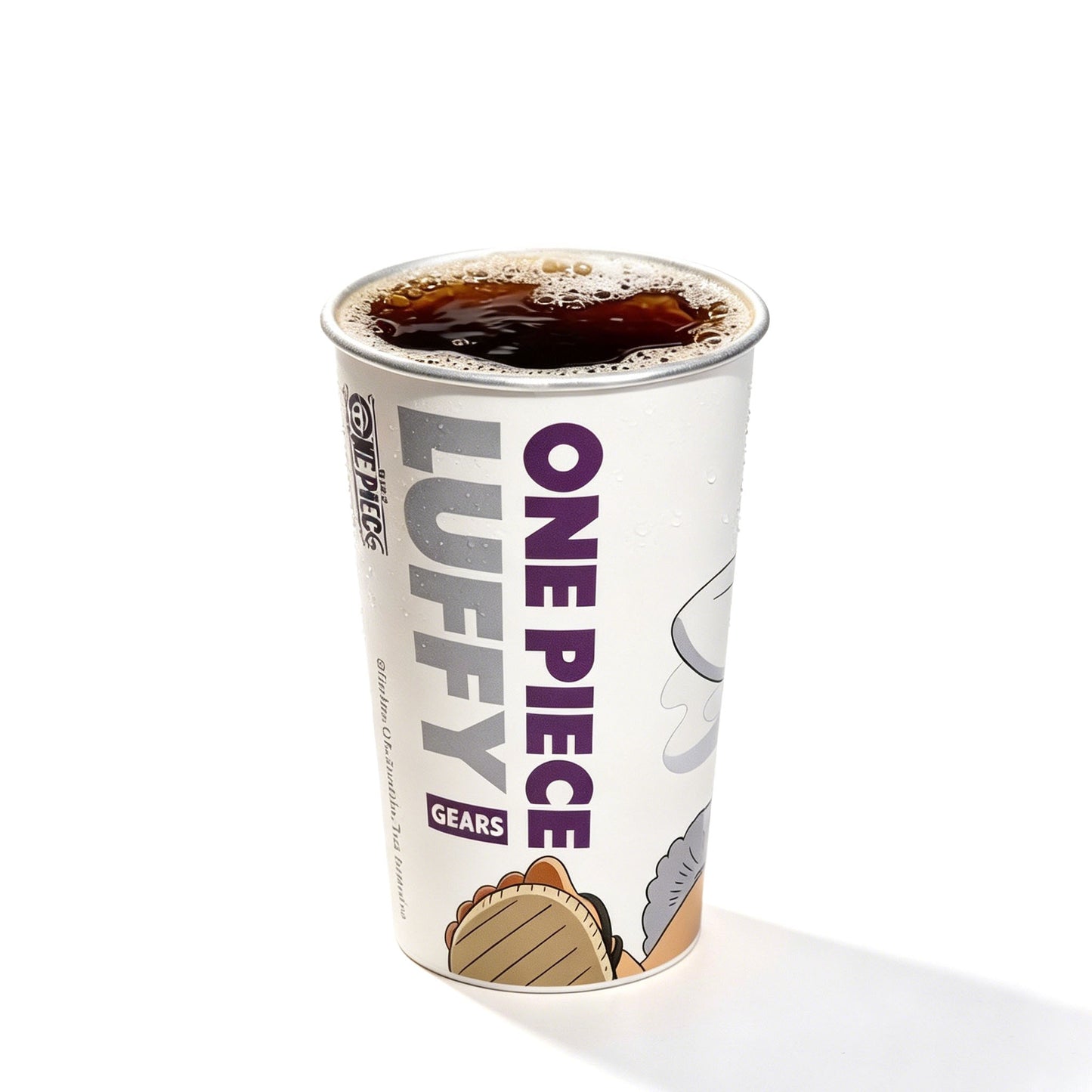 One Piece Nika Luffy Cold Sensitive Color Changing Aluminum Cup 470ml Food‑Grade Thermochromic Anime Drinking Cup For Cold Beverages Coffee Iced Drinks