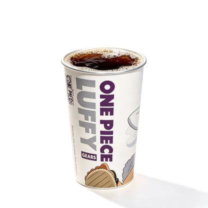 One Piece Nika Luffy Cold Sensitive Color Changing Aluminum Cup 470ml Food‑Grade Thermochromic Anime Drinking Cup For Cold Beverages Coffee Iced Drinks