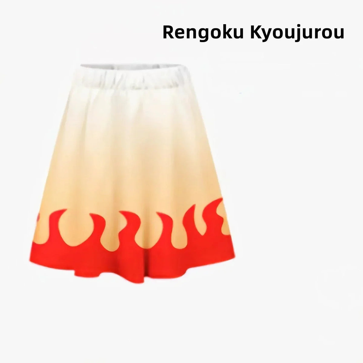 Demon Slayer A-Line Skirt, 9 Styles Anime Character Pattern Flared Skirt, Nezuko Tanjiro Zenitsu Shinobu Cosplay Skirt, Elastic Waist Casual Costume Skirt for Demon Slayer Fans