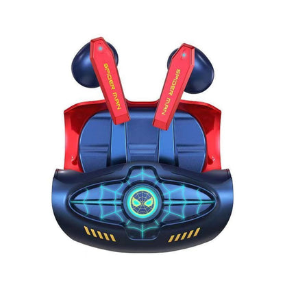 Marvel Avengers Spider‑Man Iron Man TWS True Wireless Gaming Earbuds, Bluetooth 5.3 Headphones 30ms Ultra Low Latency 13mm Driver Type‑C Charging for Game Music