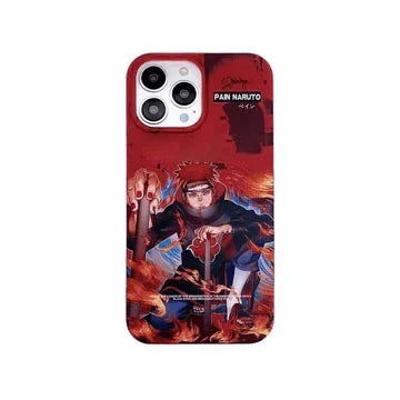 Naruto Anime Phone Case, Cool Manga Character Printed Shockproof Protective Phone Cover, Slim Soft TPU Anime Case for iPhone, Anime Fan Gift