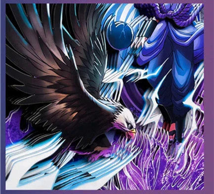 Naruto Uchiha Sasuke 3D Paper Cut Shadow Box Framed Art, Handmade Layered Papercraft Wall Decor, Anime Picture Frame, Fan Collectible Room Decor Gift