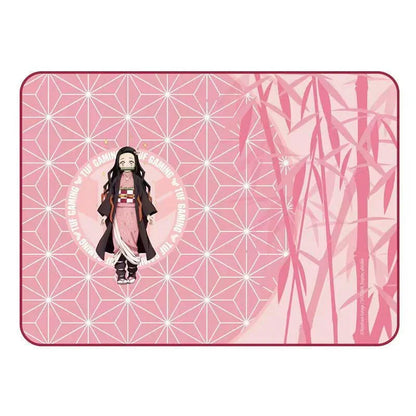 Demon Slayer Anime Mouse Pad, Nezuko & Inosuke Gaming Mousepad, Non-Slip Rubber Base Waterproof Desk Mat, Smooth Surface Mouse Mat for Laptop Computer Office Game, Demon Slayer Fan Merch Gift