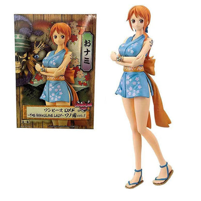 One Piece Wano Country Anime Figures, Luffy Zoro Sanji Nami Robin Chopper Brook Whitebeard PVC Statue, Wano Outfit Collectible Figurine, Desk Shelf Display Decoration, Birthday Gift for One Piece Anime Fans