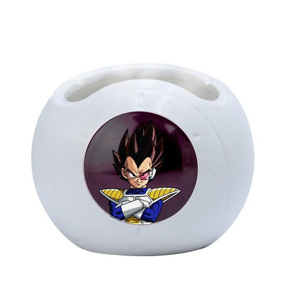 Dragon Ball Z Vegeta Spaceship 3D Heat Changing Magic Mug, Spaceship Shaped Ceramic Coffee Cup, Color Reveal Heat Sensitive Tea Mug, Novelty Anime Drinkware, Collectible Gift for Dragon Ball Fans
