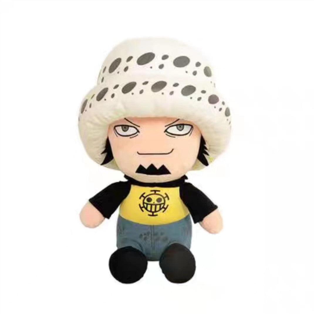 One Piece Assorted Anime Plush Dolls, Luffy Ace Law Chopper Stuffed Figure, Thousand Sunny Going Merry Pirate Ship Plush Toy, Cute One Piece Character Soft Plushies, Anime Collectible Gifts for Kids & Fans