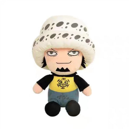 One Piece Assorted Anime Plush Dolls, Luffy Ace Law Chopper Stuffed Figure, Thousand Sunny Going Merry Pirate Ship Plush Toy, Cute One Piece Character Soft Plushies, Anime Collectible Gifts for Kids & Fans