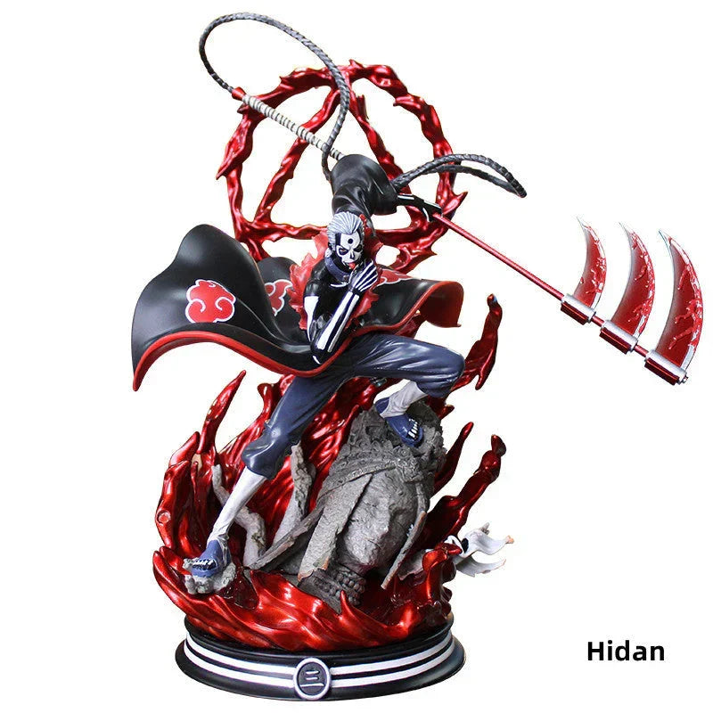 Naruto Akatsuki GK Figure, Anime Akatsuki Members Resin Statue, Itachi Pain Deidara Sasori Zetsu Kakuzu Collectible Figurine, Desktop Ornament, Naruto Fan Merch Gift