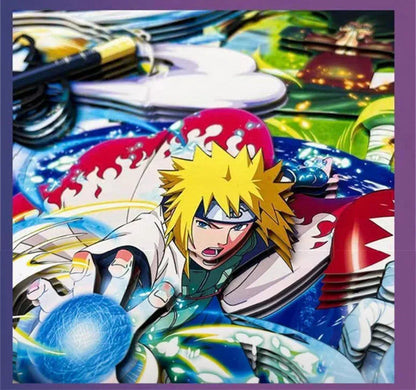Naruto Seven Hokages 3D Paper Cut Shadow Box Framed Art, Handmade Layered Papercraft Wall Decor, Anime Picture Frame, Fan Collectible Room Decor Gift