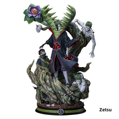 Naruto Akatsuki GK Figure, Anime Akatsuki Members Resin Statue, Itachi Pain Deidara Sasori Zetsu Kakuzu Collectible Figurine, Desktop Ornament, Naruto Fan Merch Gift