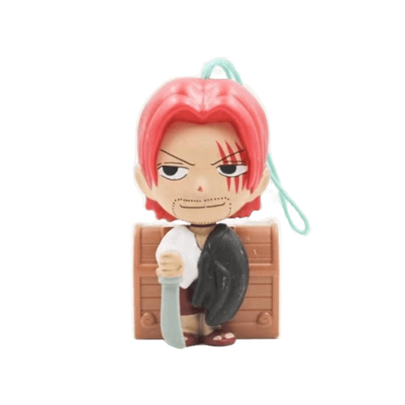 One Piece Q Version Anime Figure USB Charger, Luffy Zoro Sanji Shanks Chopper Cute Mini Figurine Statue, Anime Character Ornament Desktop Decoration Collectible Toy, One Piece Fan Birthday Holiday Gift