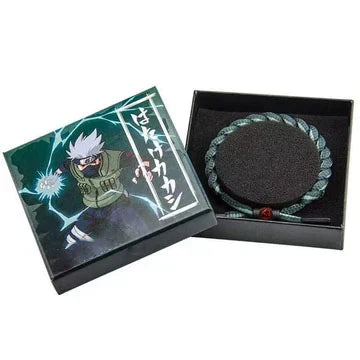 Naruto Anime Braided Bracelet, Handmade Woven Character Themed Rope Wristband, Cosplay Costume Accessory, Collectible Anime Jewelry Gift for Naruto Fans