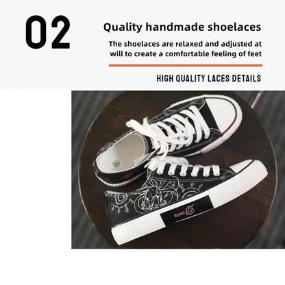 Naruto Boruto Anime Low Top Canvas Sneakers, Konoha Leaf Symbol Printed Casual Shoes, Breathable Lace-up Canvas Footwear, Anime Cosplay Daily Walking Shoes, Anime Fan Gift for Men Women Teens