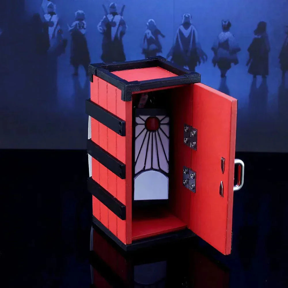 Demon Slayer Nezuko Wooden Box Backpack, Kimetsu No Yaiba Anime Cosplay Nezuko Box Bag, Unique Wooden Crate Shape Shoulder Bag, Anime Fan Collectible Cosplay Prop Gift