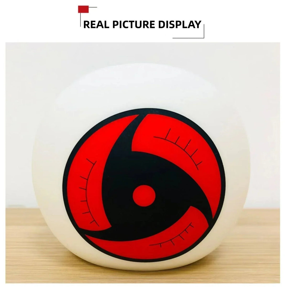 Naruto Uchiha Itachi Mangekyou Sharingan LED Night Light, RGB Multi Color Changing Anime Table Lamp, Touch Control Sharingan Eye Desk Lamp, Bedroom Gaming Room Decor Light, Naruto Fan Birthday Christmas Gift
