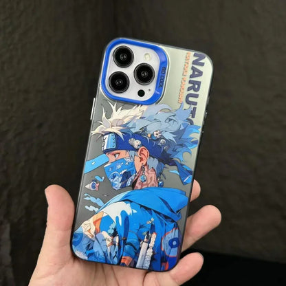 Naruto Anime Phone Case, Colorful Sakura Naruto Character Print Shockproof Protective Phone Cover, Cute Anime Cartoon Case for iPhone, Slim Anti-Scratch Bumper Case Anime Fans Gift