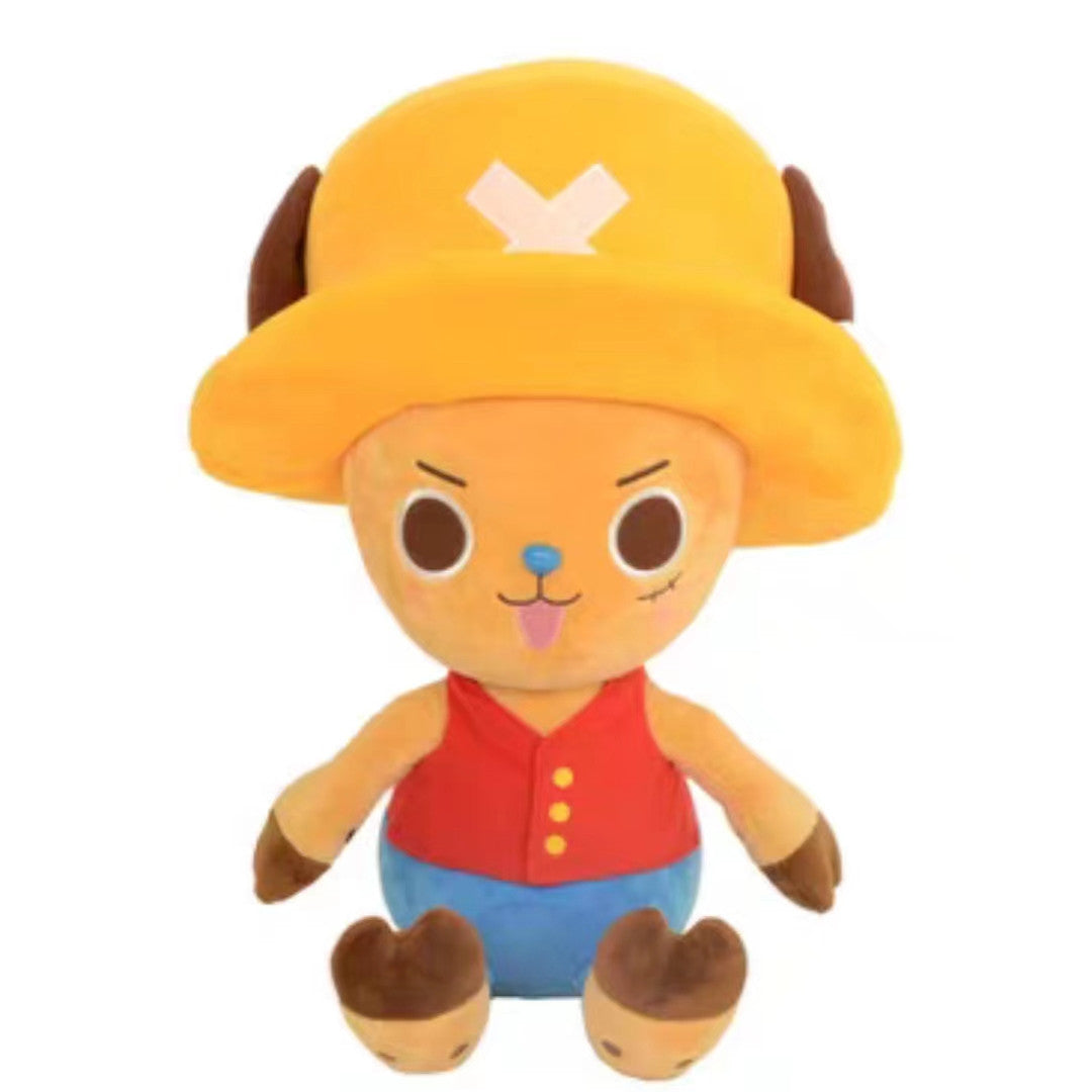 One Piece Assorted Anime Plush Dolls, Luffy Ace Law Chopper Stuffed Figure, Thousand Sunny Going Merry Pirate Ship Plush Toy, Cute One Piece Character Soft Plushies, Anime Collectible Gifts for Kids & Fans