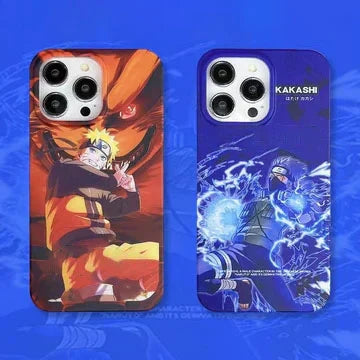 Naruto Anime Phone Case, Cool Manga Character Printed Shockproof Protective Phone Cover, Slim Soft TPU Anime Case for iPhone, Anime Fan Gift