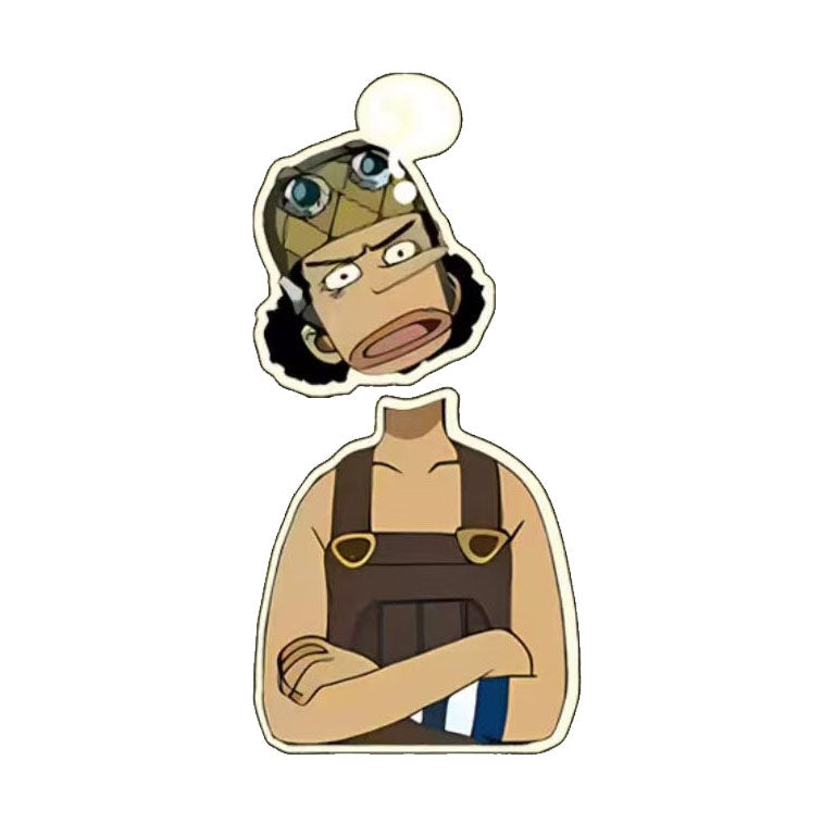 One Piece Anime Acrylic Standee, Luffy Zoro Sanji Usopp Character Desk Display Stand, One Piece Straw Hat Crew Tabletop Decor, Anime Fan Collectible Gift