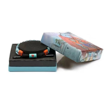 One Piece Anime Braided Bracelet, Straw Hat Pirates Woven Rope Wristband, Adjustable Character Themed Bracelets, One Piece Cosplay Jewelry, Anime Fan Gift for Men Women Teens