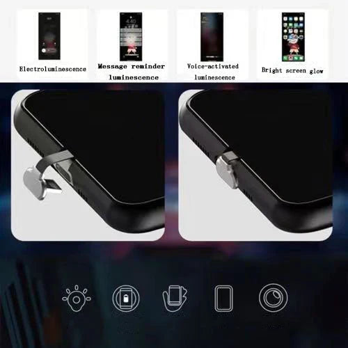 Demon Slayer LED Light Up Phone Case, Anime Tanjiro Shinobu Luminous Tempered Glass Back Cover, Flash Light Glowing Case for iPhone, Shockproof Protective Anime Phone Shell