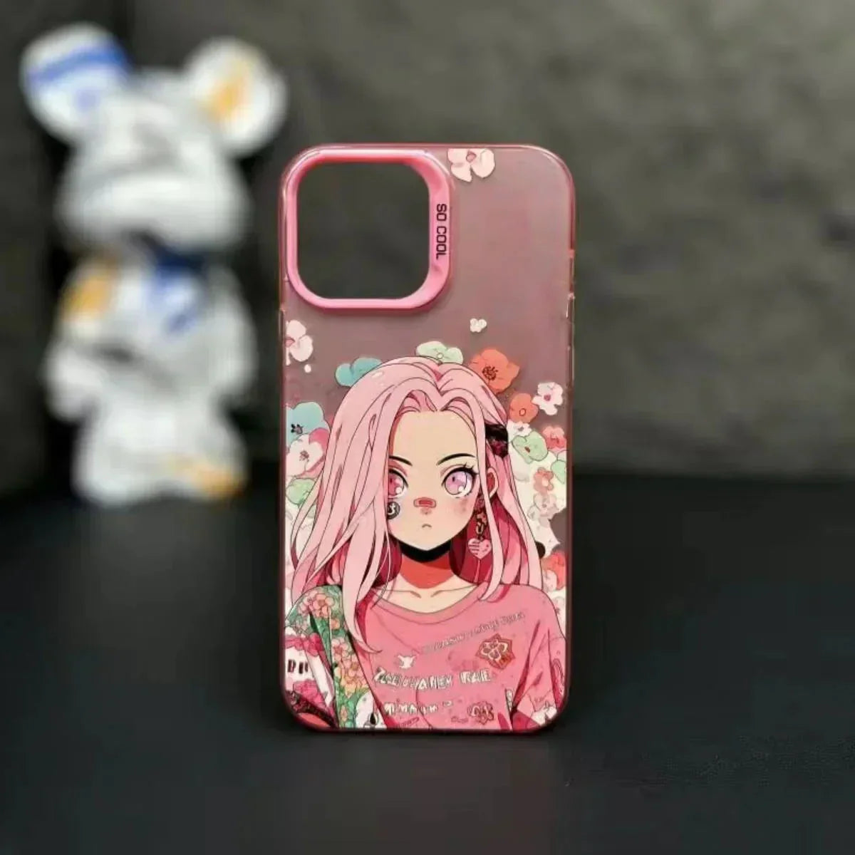 Naruto Anime Phone Case, Colorful Sakura Naruto Character Print Shockproof Protective Phone Cover, Cute Anime Cartoon Case for iPhone, Slim Anti-Scratch Bumper Case Anime Fans Gift