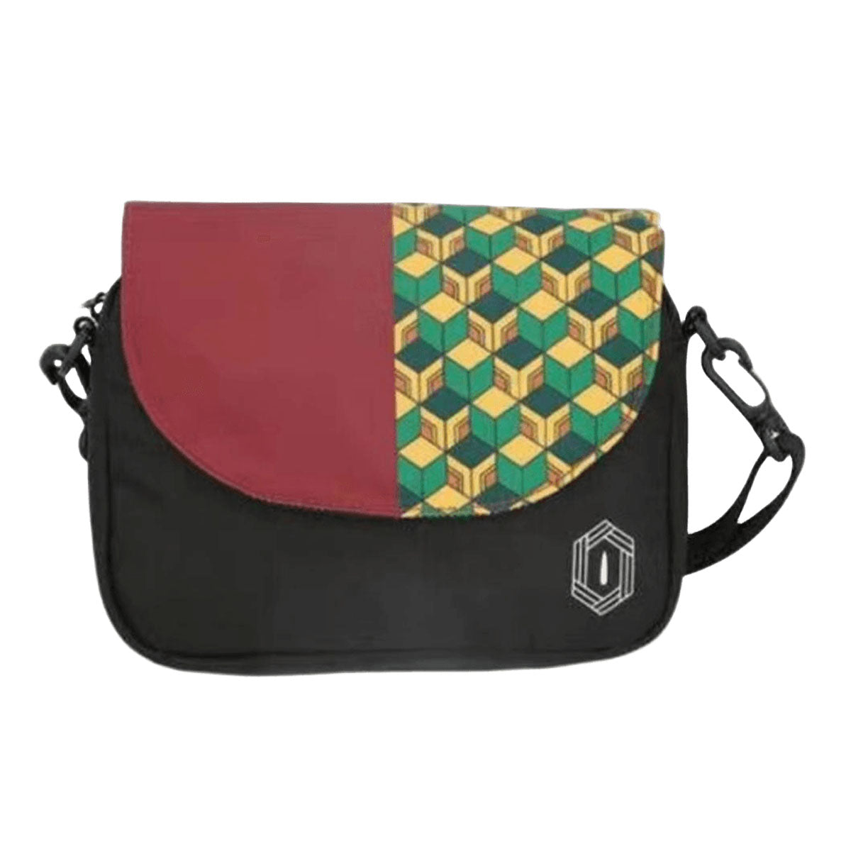 Demon Slayer Anime Crossbody Messenger Bag, Multi Styles Tanjiro Nezuko Zenitsu Pattern Shoulder Sling Bag, Casual Small Satchel Bag, Demon Slayer Merch Crossbody Purse Gift for Anime Fans