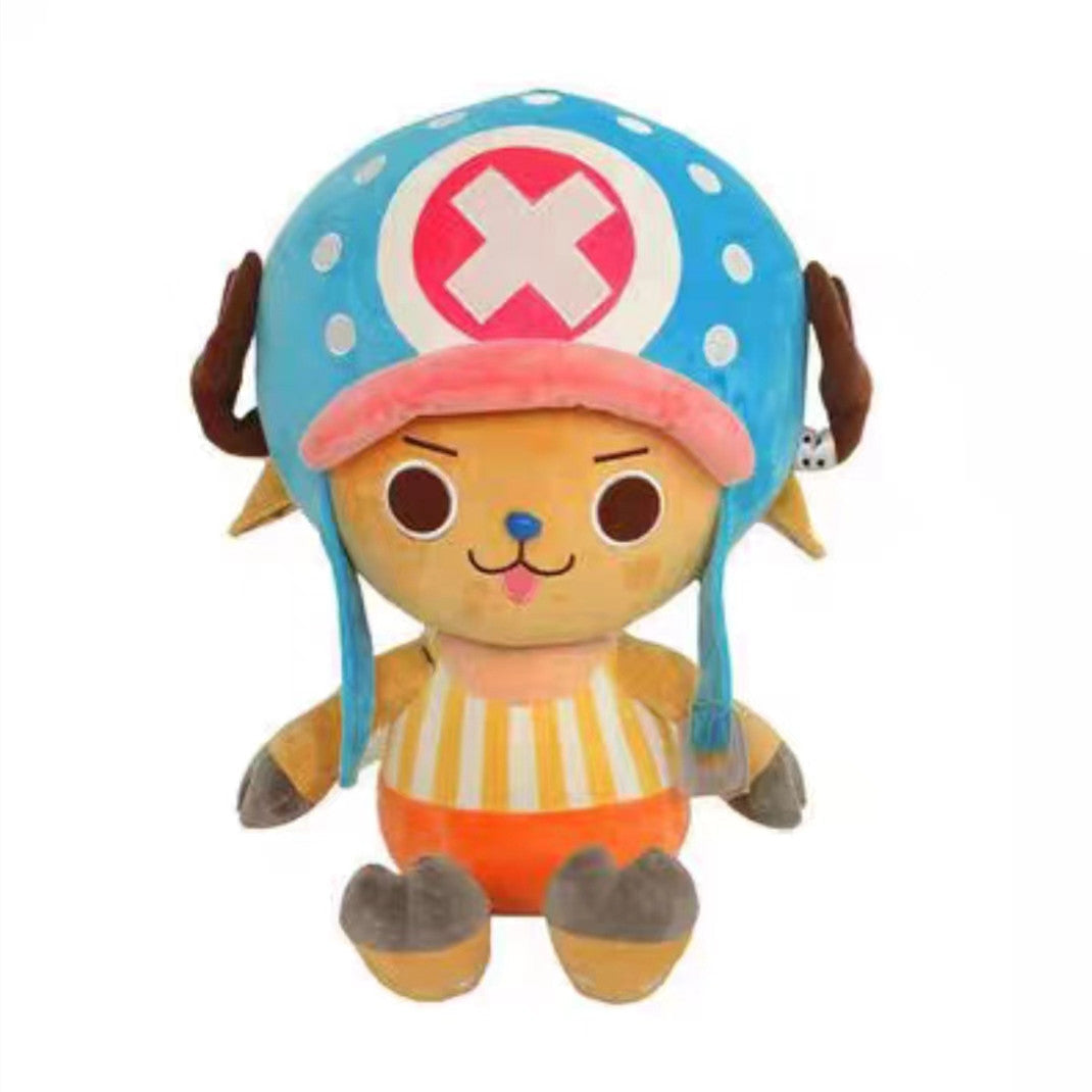 One Piece Assorted Anime Plush Dolls, Luffy Ace Law Chopper Stuffed Figure, Thousand Sunny Going Merry Pirate Ship Plush Toy, Cute One Piece Character Soft Plushies, Anime Collectible Gifts for Kids & Fans