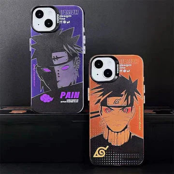 Naruto Shippuden Pain Anime Phone Case, Cool Manga Character Printed Shockproof Protective Phone Cover, Slim Soft TPU Anime Case for iPhone, Anime Fan Gift