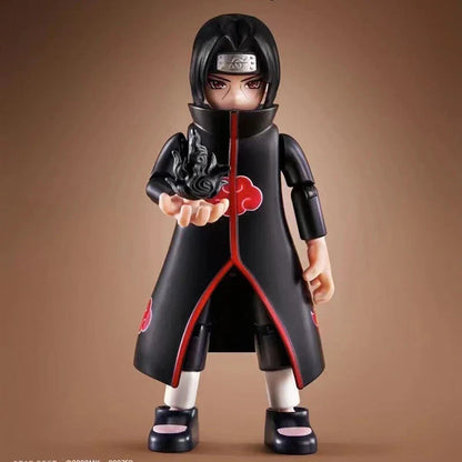 Naruto Anime Action Figures Set, Collectible Ninja Character Figurines, Movable Joints Model Toy, Desk Decor, Birthday Gift for Kids and Anime Fans