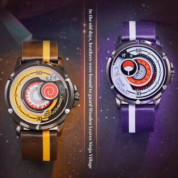 Boruto Naruto Next Generations Anime Wrist Watch, Uzumaki Boruto Sasuke Sarada Sharingan Analog Quartz Watch, Silicone Strap Anime Cosplay Watch, Collectible Gift for Naruto Anime Fans