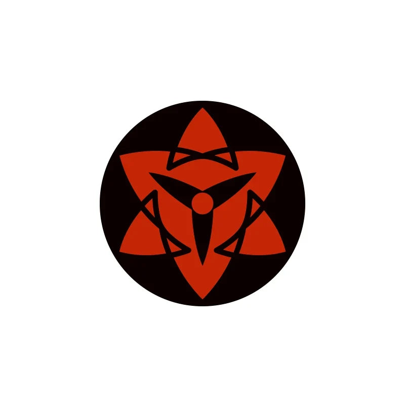 Naruto Anime Sharingan Metal Pin Badge Set, Leaf Village Symbol Akatsuki Cloud Uchiha Brooch Collection Box, Ninja Kunai Pendant, Cosplay Lapel Pins, Collectible Gift for Naruto Anime Fans Teens Adults