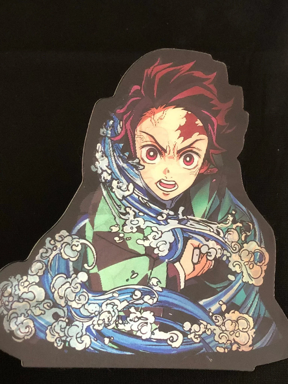 Anime 3D Lenticular Motion Flip Stickers, Demon Slayer Naruto Changing Image Decals, Waterproof Holographic Shift Stickers for Car Laptop Water Bottle Phone Case, Anime Character 3D Illusion Sticker, Fan Collectible Merch Gift