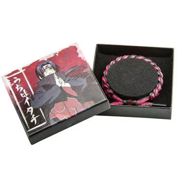 Naruto Anime Braided Bracelet, Handmade Woven Character Themed Rope Wristband, Cosplay Costume Accessory, Collectible Anime Jewelry Gift for Naruto Fans