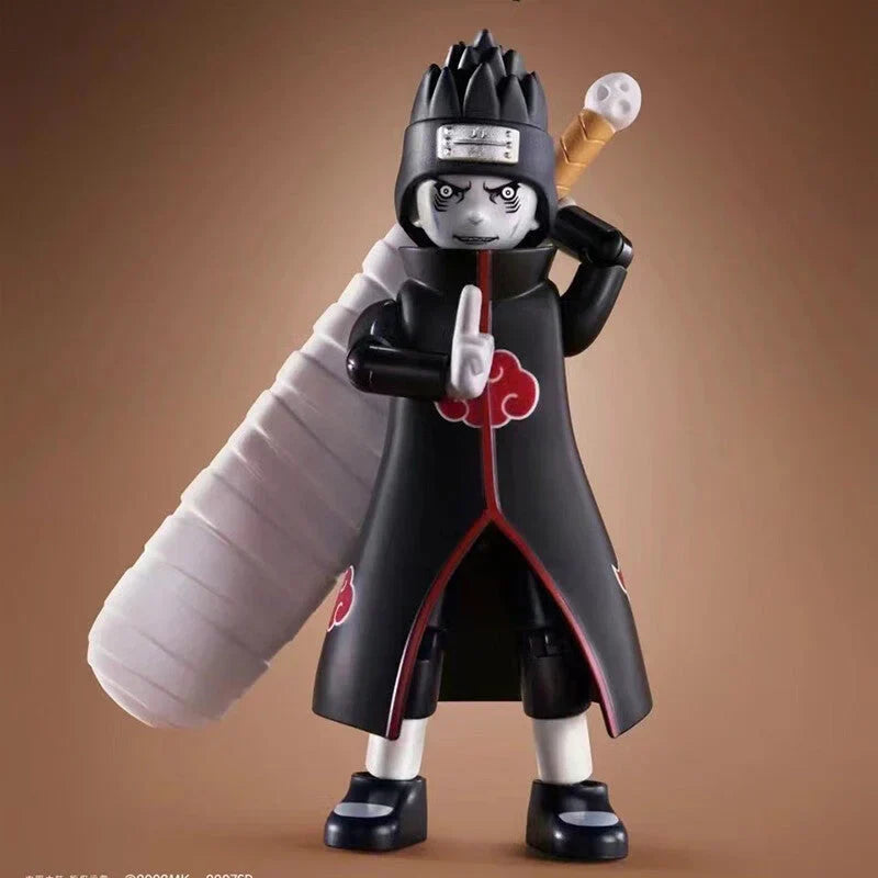 Naruto Anime Action Figures Set, Collectible Ninja Character Figurines, Movable Joints Model Toy, Desk Decor, Birthday Gift for Kids and Anime Fans