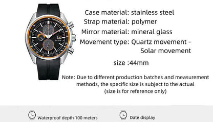 Naruto Uzumaki Naruto Chronograph Wrist Watch, Anime Naruto Themed Sports Quartz Watch, Silver Case Black Silicone Strap Analog Wristwatch, Anime Collectible Cosplay Accessory Gift for Naruto Fans
