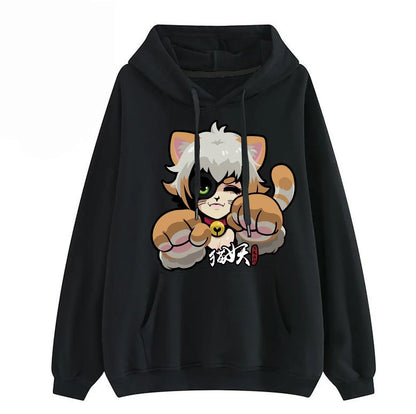 Naruto Anime Graphic Hoodie Unisex, Classic Naruto Character Print Pullover Hooded Sweatshirt, Casual Long Sleeve Hoodie with Kangaroo Pocket, Naruto Fan Streetwear Gift
