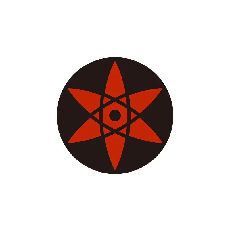Naruto Anime Sharingan Metal Pin Badge Set, Leaf Village Symbol Akatsuki Cloud Uchiha Brooch Collection Box, Ninja Kunai Pendant, Cosplay Lapel Pins, Collectible Gift for Naruto Anime Fans Teens Adults