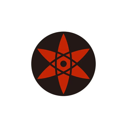 Naruto Anime Sharingan Metal Pin Badge Set, Leaf Village Symbol Akatsuki Cloud Uchiha Brooch Collection Box, Ninja Kunai Pendant, Cosplay Lapel Pins, Collectible Gift for Naruto Anime Fans Teens Adults