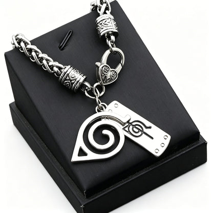 Naruto Konoha Leaf Village Symbol Metal Bracelet