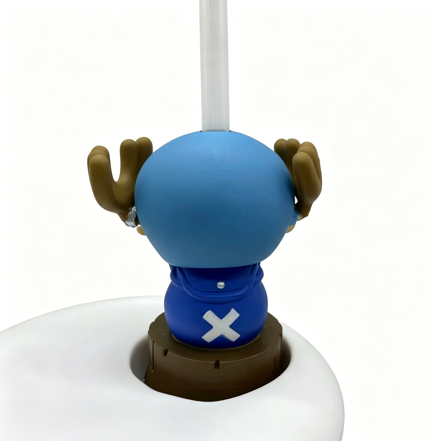 One Piece Monkey D. Luffy Tony Tony Chopper Trafalgar Law Barrel Shaped Straw Cup, Collectible Figure Lid Drinking Mug With Straw For Fans Collection