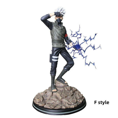 Naruto Hokage Series GK Figurine, All Generations Hokage Anime Statue, Hashirama Tobirama Minato Tsunade Naruto Kakashi Collectible Figure, High Detailed Resin Model, Desktop Display Ornament Gift for Naruto Fans