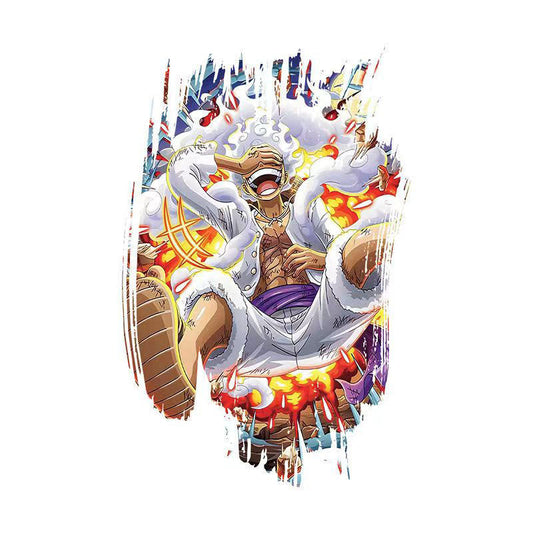 One Piece Anime Temporary Tattoo Stickers, Luffy Gear 5 Nika & Pirate Skull Logo Fake Tattoos, Waterproof Long Lasting Body Art Stickers, One Piece Merch Cosplay Accessories for Anime Fans