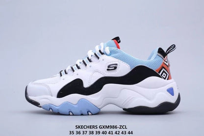 One Piece Jinbe Cosplay Chunky Sneakers, Anime Jinbe White Light Blue Color Block Dad Shoes, Men Women Thick Platform Casual Walking Trainers, One Piece Anime Fan Collectible Footwear
