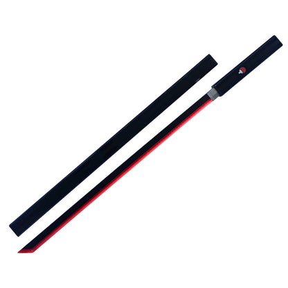 Naruto Uchiha Anime Light Up Katana Sword, Rechargeable LED Glow Samurai Sword with Scabbard, Touch Control Lightsaber Katana, Anime Cosplay Prop Collectible Sword for Naruto Fans