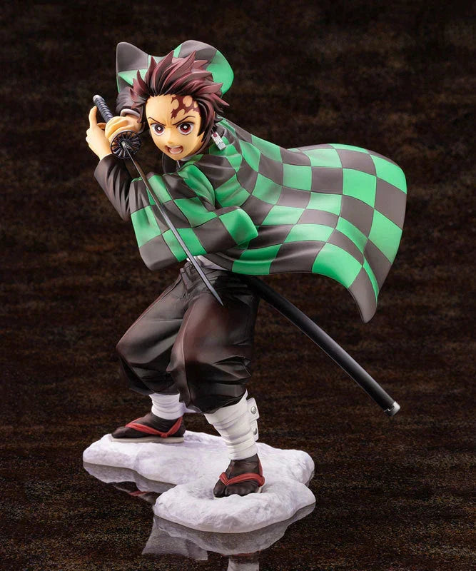 Demon Slayer Kimetsu no Yaiba Anime Figure, Tanjiro Nezuko Zenitsu Inosuke Shinobu Rengoku Collectible Statue, Demon Slayer Character Model Toy, Anime Figurine Desk Decor Gift for Anime Fans