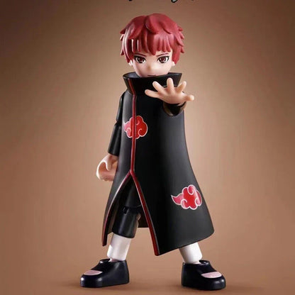 Naruto Anime Action Figures Set, Collectible Ninja Character Figurines, Movable Joints Model Toy, Desk Decor, Birthday Gift for Kids and Anime Fans